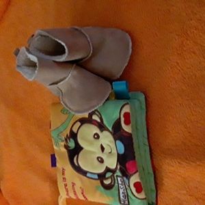 Baby book and baby gap boots